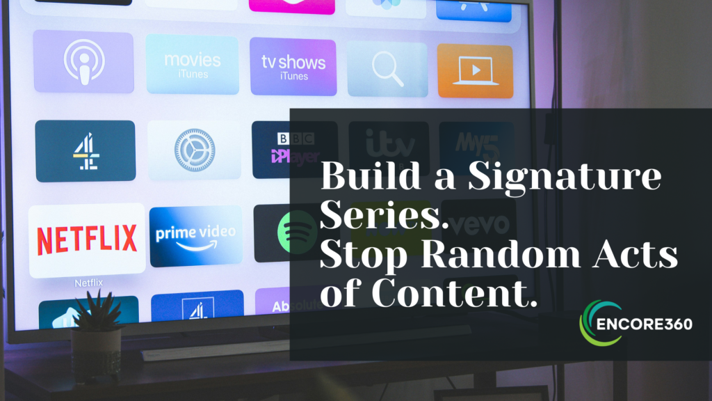 blog post stop random acts of content