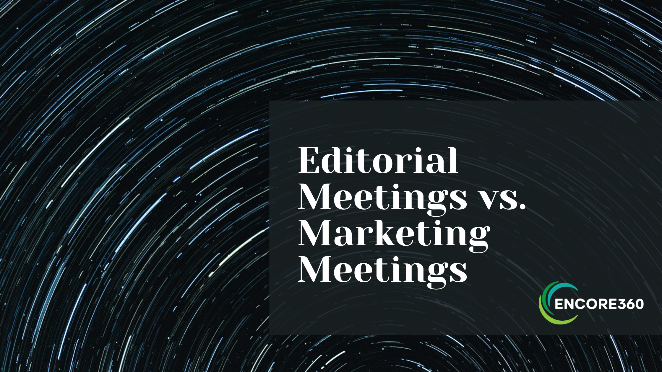 editorial meetings